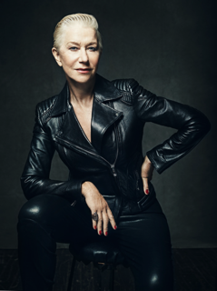 Photo by ladyumbraandherslave with the username @ladyumbraandherslave,  August 3, 2018 at 9:13 PM and the text says 'breathtakingqueens:Helen Mirren photographed by Miller Mobley.

#leatherhotness'