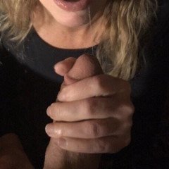 Photo by Itsbiggerthan8 with the username @Itsbiggerthan8,  February 13, 2023 at 11:52 PM and the text says 'She sucks a mean cock... want to share her mouth with another. #hotwife #bigcock #blowjob #mouth'