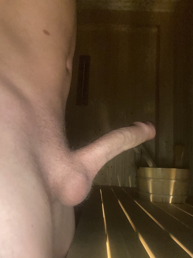 Photo by Wertwegas with the username @Wertwegas, who is a verified user,  January 11, 2023 at 5:47 PM. The post is about the topic Boys & Cocks and the text says 'Sauna time!'