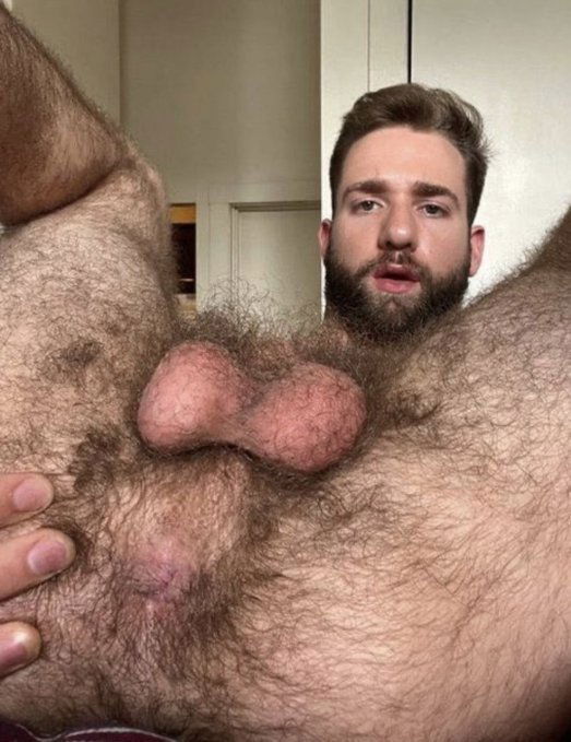 Photo by CameraBoys.cam with the username @CameraBoys,  May 11, 2023 at 7:06 PM. The post is about the topic Hairy ballsack and the text says 'Hairy ass'
