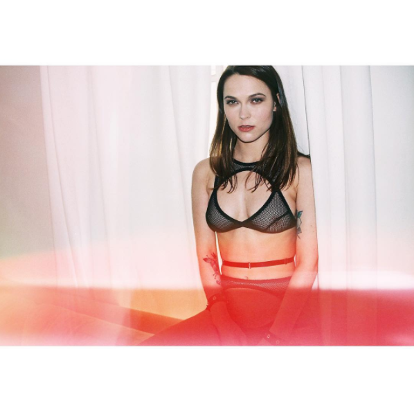 Photo by PureForm with the username @PureForm,  April 16, 2017 at 5:17 PM and the text says 'thelingerielovely:

lovely little lingerie polaroid // wearing hopeless lingerie  #polaroid  #hopeless  #lingerie  #black  #lingerie  #see  #through  #see  #through  #lace  #bralette  #black  #bra  #high  #neck  #bra  #lingerie  #life  #lingerie  #lover..'