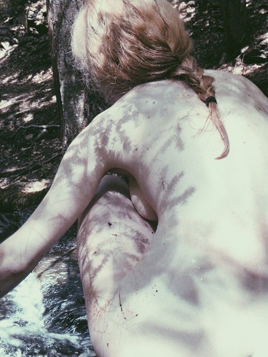 Photo by PureForm with the username @PureForm,  November 12, 2015 at 8:43 PM and the text says 'thelone-rose:

#film #rhododendron #shadows #nude #figure #nature'