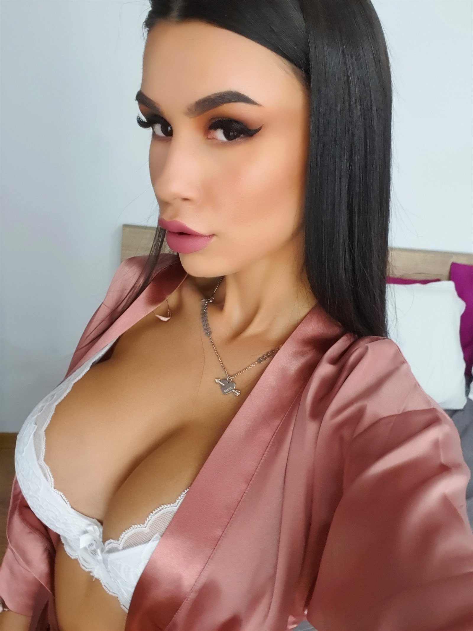 Photo by SereneSophie with the username @SereneSophie, who is a star user,  August 27, 2019 at 6:30 PM. The post is about the topic #TittyTuesday and the text says '#angelsgetmore #livejasmin #boobs
Proud🤔owner of this day❕ What day❓
#TittyTuesday💦YAY!  Boys, prepare for a delicious🍦🌃night!

Feast your😍eyes at bit.ly/SereneSophie💋👠'