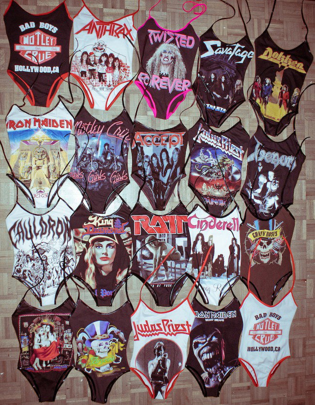 Photo by Swingtastic Toys with the username @swingtastic,  September 1, 2011 at 3:40 PM and the text says 'I&rsquo;ll buy ALL of these if someone will model for me. Metalhead&rsquo;s wet dream! #heavymetal #love  #need  #want  #gah'