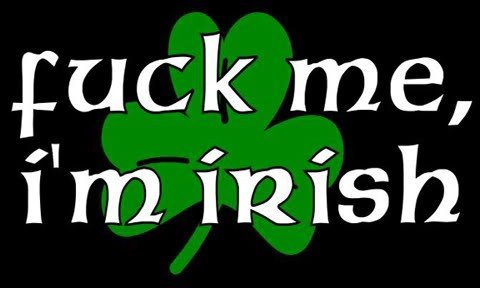 Photo by Swingtastic Toys with the username @swingtastic,  March 15, 2013 at 11:31 PM and the text says 'Fuck Me, I&rsquo;m Irish #irish  #st  #patricks  #day'