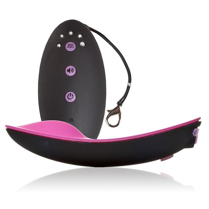 Photo by Swingtastic Toys with the username @swingtastic,  June 11, 2015 at 7:00 PM and the text says 'OhMiBod Club Vibe 2.OH is a revolutionary wireless and USB rechargeable remote control vibrator. This sophisticated, lightweight and slim line vibe begs to be worn out on the town. Tucked away neatly in its custom black lace thong, it will accompany you..'