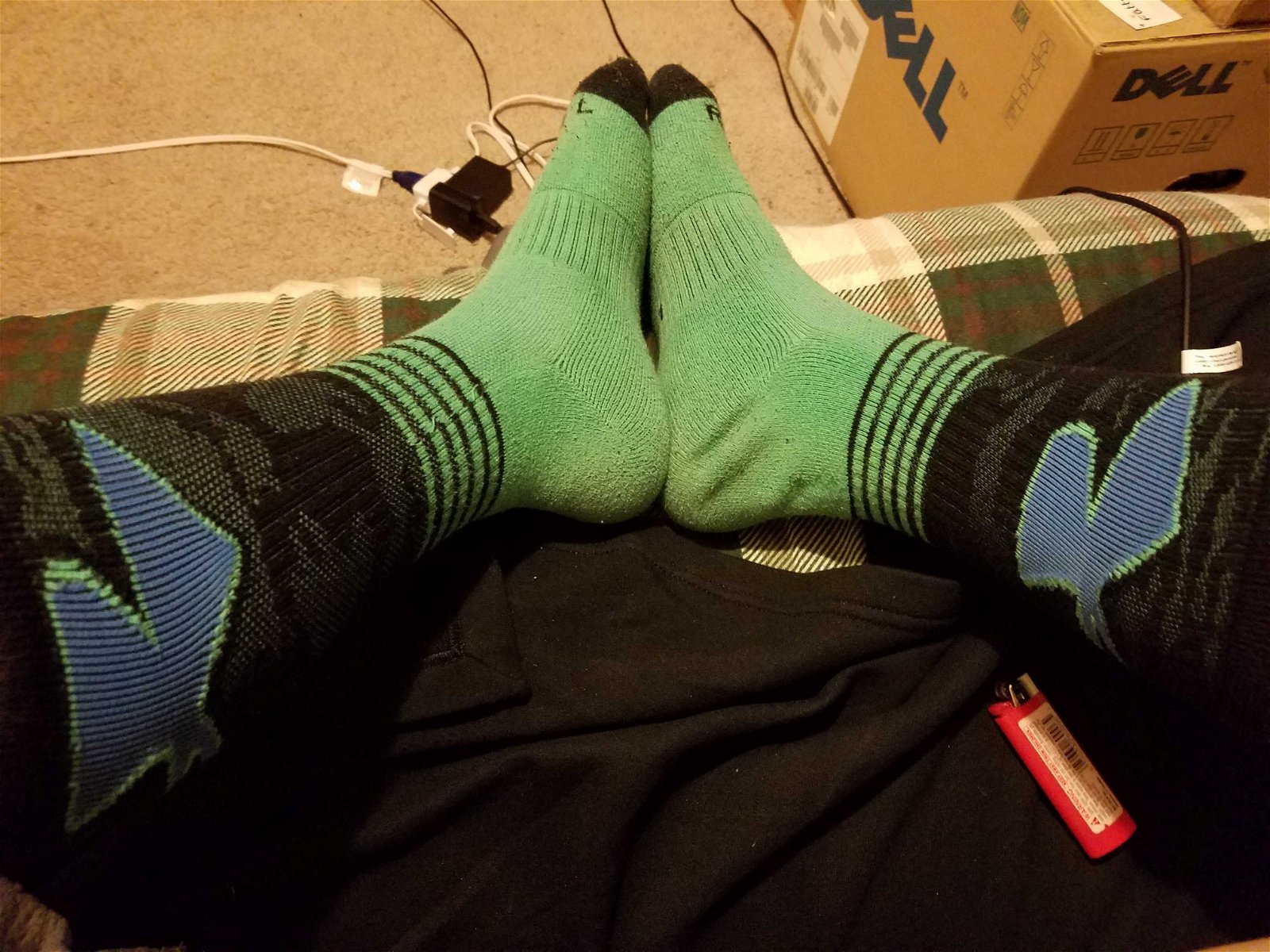 Photo by midwest22323 with the username @midwest22323, who is a verified user,  July 26, 2018 at 4:24 AM and the text says 'Underarmour crew socks'