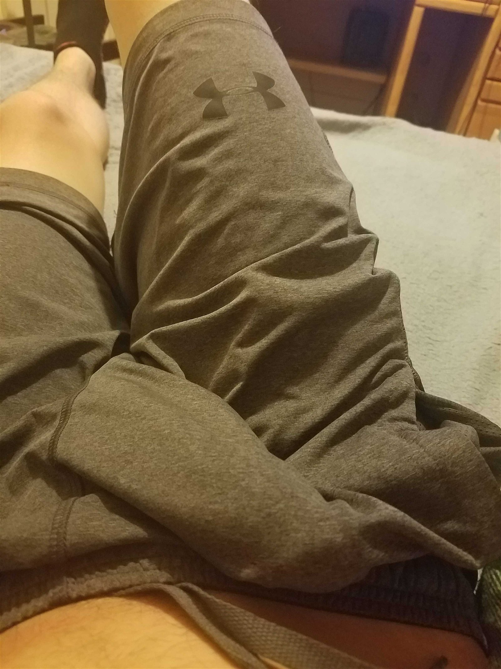 Photo by midwest22323 with the username @midwest22323, who is a verified user,  June 10, 2018 at 6:24 AM and the text says 'Underarmour shorts'