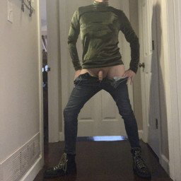 Photo by Btmtofuk with the username @Btmtofuk, who is a verified user,  June 6, 2022 at 5:10 PM. The post is about the topic Little white dicks and the text says 'me showing off my little faggot dick'