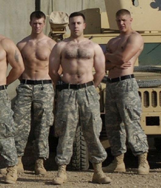 Watch the Photo by roughstr8men with the username @roughstr8men, posted on June 12, 2013 and the text says 'Army dudes and military cock. #army  #military  #cock'