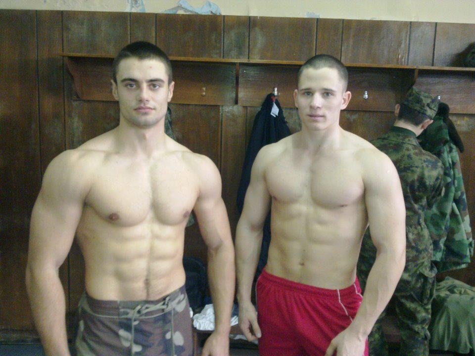 Watch the Photo by roughstr8men with the username @roughstr8men, posted on June 12, 2013 and the text says '#military  #uniform  #naked  #soldiers  #muscular'