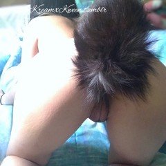 Photo by thehiddenfantasy with the username @thehiddenfantasy, who is a verified user,  July 6, 2018 at 12:42 PM and the text says 'kreamxkween:

Here kitty, kitty. 
Full-Length Vids || Wishlist (;

Beautiful #butt  #plug  #booty  #ass  #pussy  #fox  #tail  #asian'