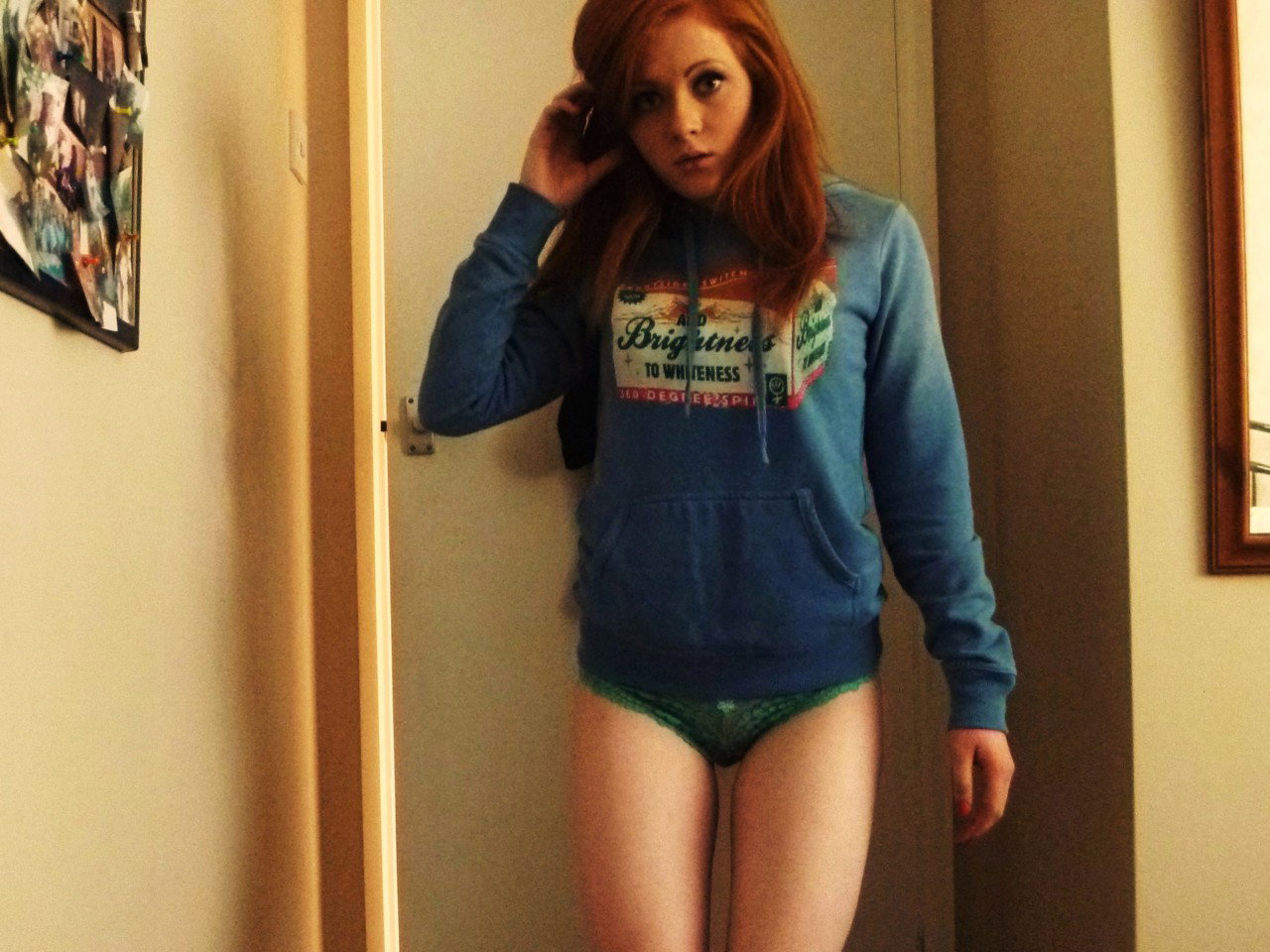Photo by RedWineAndLube with the username @RedWineAndLube,  September 28, 2011 at 11:06 PM and the text says 'notquiteskinnyyet:

shit thigh gap


Beautiful #pro  #ana  #pro  #mia  #progress  #me  #ginger  #thigh  #gap  #thinspo  #fitspo  #thinspiration  #legs'