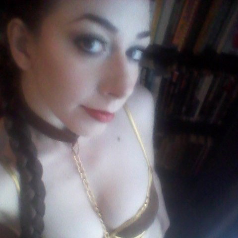 Photo by SammyStrips with the username @SammyStrips,  May 3, 2016 at 5:27 PM and the text says 'Making Slave Leia videos that will be available tomorrow!

#maythefourthbewithyou #maythe4thbewithyou #maytheforcebewithyou #starwars #starwarsday #starwarsfan #slavegirl #slaveleia #princessleia #starwars  #starwarsday  #starwarsfan..'