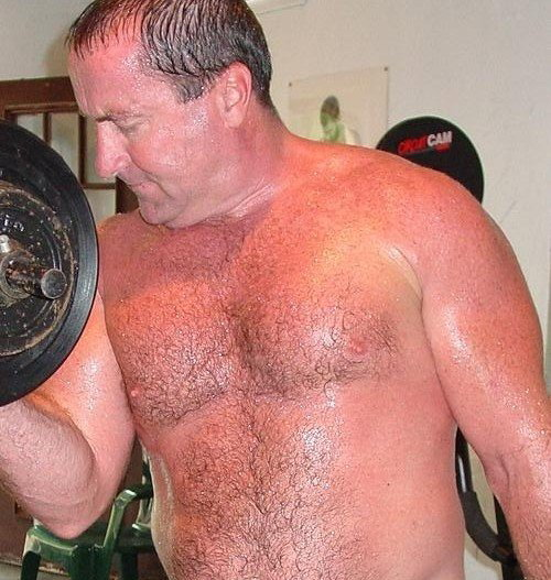 Photo by Hairy Musclebears with the username @hairymusclebears, posted on March 18, 2023. The post is about the topic Carolina Jim Musclebear and the text says 'Musclebear Gym Daddy from GLOBALFIGHT com  --  #gym #muscle #musclebear #muscledaddy #gaybear #gaydaddy'