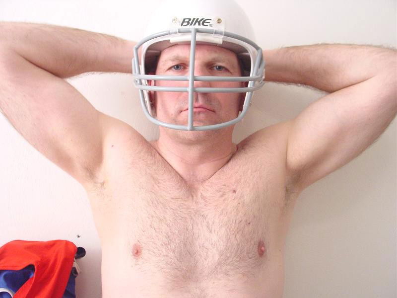 Photo by Hairy Musclebears with the username @hairymusclebears,  September 29, 2019 at 12:16 PM and the text says 'Naked Football Hairy Daddy from USAFUR.com galleries #gayarmpitfetish #gaypits #hairyarmpits #hairypits #sweatyarmpits #sweatypits #bluecollar #gay #blueeyes #moustachelove #mister #baffo #manstyle #musclebear #stockybear #thebearmag #bearlyrecommended..'