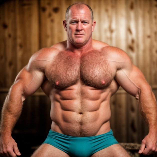 Photo by Hairy Musclebears with the username @hairymusclebears,  April 26, 2024 at 11:53 PM. The post is about the topic GayTumblr and the text says 'Speedos Dad from GLOBALFIGHT com  --  #gay #speedo #gaymen #gaypride #gaylife #gaylove #gayboy #gayfitness #gayfashion #gaybeach'