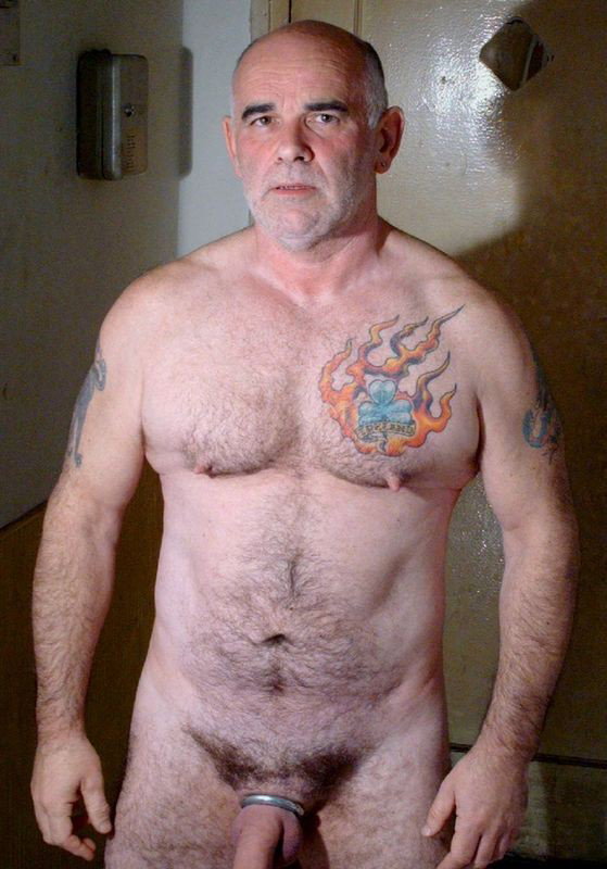 Photo by Hairy Musclebears with the username @hairymusclebears,  August 25, 2019 at 12:51 PM. The post is about the topic GayTumblr and the text says 'Big Thick Uncut Cock from USAFUR.com galleries  #silverdaddy #gaydaddie #gaydaddies #test_oh_sterone #manxiss #underwearbear #bear411 #growlr #scruffapp #daddyhunt #daddybear #weightlifting #wellhunggay #blueeyedgay #290lbs #hairychest #burlymale..'