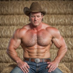 Photo by Hairy Musclebears with the username @hairymusclebears,  May 16, 2024 at 3:11 AM. The post is about the topic GayTumblr and the text says 'Gay Cowboy from GLOBALFIGHT com  --  #gaycowboy #cowboylove #lgbtcowboy #queercowboy #gaywestern #cowboypride #gayrodeo #cowboycommunity #gaycountry #westernlove'