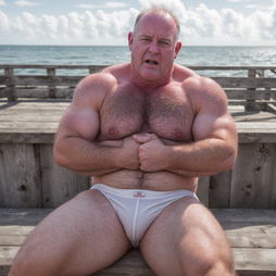 Photo by Hairy Musclebears with the username @hairymusclebears,  May 20, 2024 at 4:25 PM. The post is about the topic Gay and the text says 'Musclebear Ken from GLOBALFIGHT com  --  #MuscleDaddy #GayDaddy #MuscleBear #GayMuscle #DaddyBear #GayHunk #MuscleHunk #DaddyMuscle #GayBear #MuscleMen'