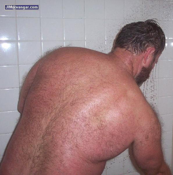 Photo by Hairy Musclebears with the username @hairymusclebears,  August 30, 2019 at 12:22 PM. The post is about the topic GayTumblr and the text says 'Bearded Musclebear Daddy Showering from USAFUR.com videos #showering #hairybear #hairychest #hairygay #hairyman #hairybody #hairydaddy #sexybear #sexydaddy #gayrussia #sexybeard #sexygay #sexybeard #sexyselfie #gaygermany #alphamale #daddybeard..'