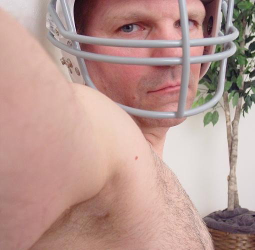 Photo by Hairy Musclebears with the username @hairymusclebears,  September 29, 2019 at 12:16 PM and the text says 'Naked Football Hairy Daddy from USAFUR.com galleries #gayarmpitfetish #gaypits #hairyarmpits #hairypits #sweatyarmpits #sweatypits #bluecollar #gay #blueeyes #moustachelove #mister #baffo #manstyle #musclebear #stockybear #thebearmag #bearlyrecommended..'