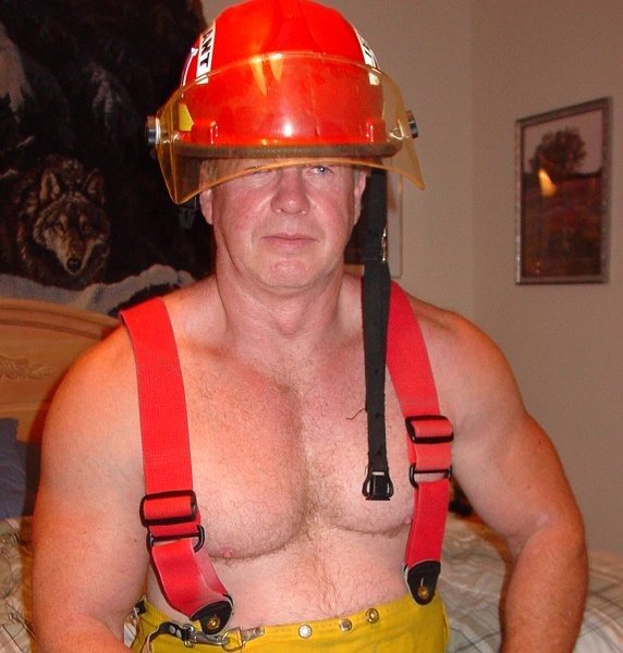 Photo by Hairy Musclebears with the username @hairymusclebears,  July 28, 2019 at 5:40 PM. The post is about the topic GayTumblr and the text says 'naked Fireman Muscle Daddy from USAFUR.com profiles  #gaytops #gaystyle #shirtlessguys #shirtlessmen #armsup #armpits #armpithair #armpitsweat #gayarmpitfetish #gaybear #gayspain #gaywrestling #gaypits #baldmen #beardedmen #menwithbeards #hairyarmpits..'