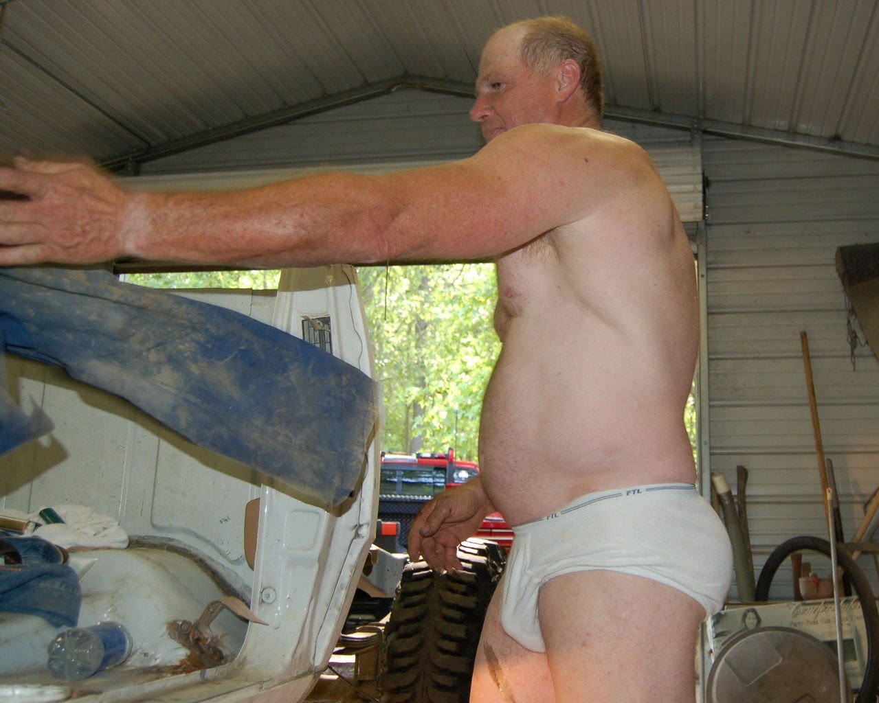 Watch the Photo by Hairy Musclebears with the username @hairymusclebears, posted on July 27, 2019. The post is about the topic Musclebear Daddy. and the text says 'Cowboy Daddy Working Nude from USAFUR.com personals  #graychesthair #gayredneck #gaycountryboy #gaycountrypup #redneckpup #bear #beargay #bearstyle #Hairybear #picsbybears #GayDaddy #Instagay #GayChub #GayCub #hairybelly #BearPhotoADay #gaychubby..'