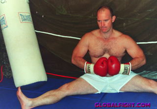 Photo by Hairy Musclebears with the username @hairymusclebears,  January 18, 2020 at 1:50 PM. The post is about the topic GayTumblr and the text says 'Boxing Man Nude Hairy Bearcub Gym from GLOBALFIGHT profiles #boxing #man #nude #hairy #bearcub #gym'