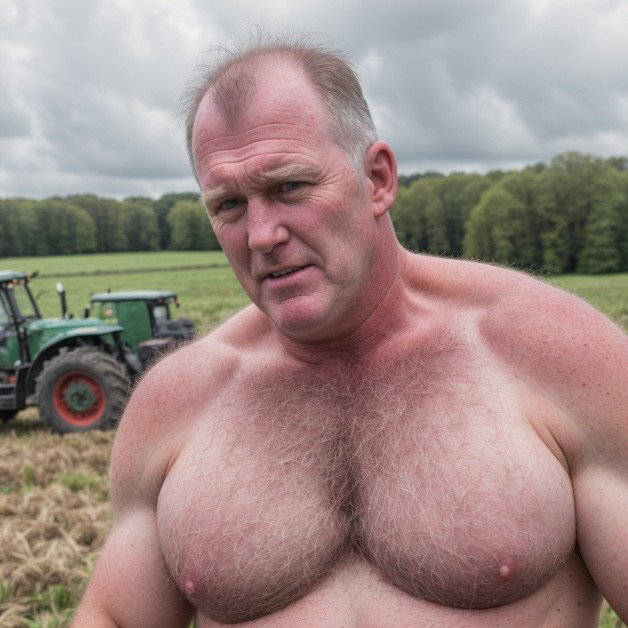 Photo by Hairy Musclebears with the username @hairymusclebears,  May 8, 2024 at 9:25 AM. The post is about the topic GayExTumblr and the text says 'Gay Farmer from GLOBALFIGHT com  --  #gayfarmer #farmersofinstagram #gayfarmers #farmlife #farmersmarket #farmerswife #farmersdaughter #farmersson #farmerspride #farmerslove'