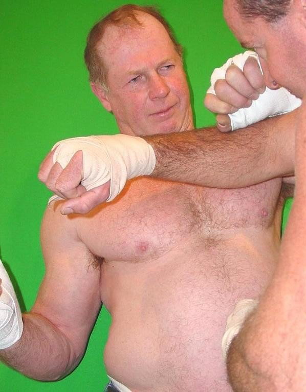 Photo by Hairy Musclebears with the username @hairymusclebears,  January 6, 2023 at 1:54 PM. The post is about the topic Musclebear Daddy and the text says 'Silverdaddy Keith Nude Fighting from  #gaydaddyboy #GayDads #gaydaddys #musclebody #MuscleDaddies #hairyhunk #hairymenaddict #hairygaybears #gaydaddy #musclebear #dilf #dilfs #muscledaddy #gay'