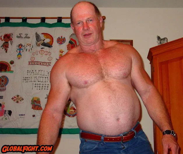 Photo by Hairy Musclebears with the username @hairymusclebears,  August 24, 2021 at 3:08 AM. The post is about the topic Musclebear Daddy and the text says 'Strong Irish Musclebear VIEW HIS DAILY NUDES ON HIS PAGE at GLOBALFIGHT.com    ---   #strong #irish #ireland #musclebear #nude #naked #uncut #daddy #cock #balls #hairy #bisexual #bodybuilder #redneck #chubbychaser'