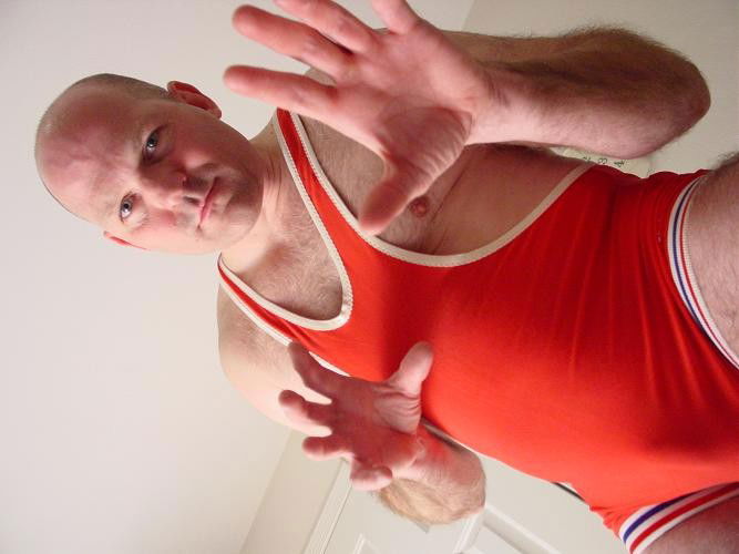 Photo by Hairy Musclebears with the username @hairymusclebears,  July 19, 2019 at 9:25 AM. The post is about the topic GayTumblr and the text says 'Bald Hairy Man Wrestling Gearfetish from GLOBALFIGHT.com personals #hairyman #hairybody #hairydaddy #sexybear #sexydaddy #gayrussia #sexybeard #sexygay #sexybeard #sexyselfie #gaygermany #alphamale #daddybeard #daddymuscle #daddybeef #beefydaddy..'