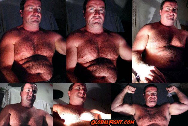 Photo by Hairy Musclebears with the username @hairymusclebears,  October 31, 2021 at 12:52 PM. The post is about the topic Carolina Jim Musclebear and the text says 'Happy Halloween Spooky Musclebear VIEW HIS DAILY NUDE POSTS of himself on his page at GLOBALFIGHT.com profiles   ---   #halloween #musclebear #treats #trickortreat #spooky #daddy #hairy #gay #bi #daddy #bear #strong #onlyfans #men'