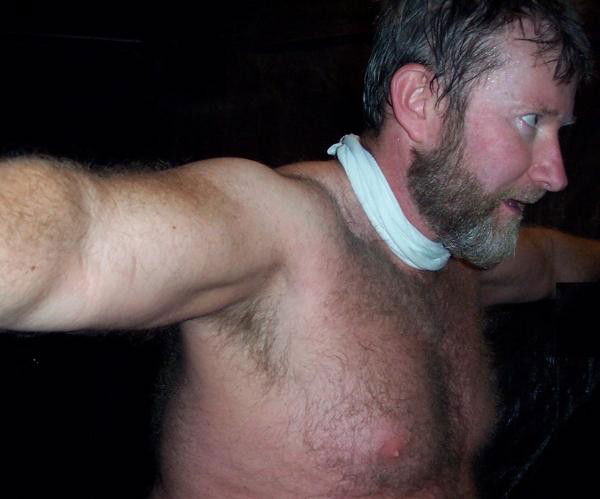Photo by Hairy Musclebears with the username @hairymusclebears,  October 3, 2019 at 12:50 PM. The post is about the topic GayTumblr and the text says 'Tiedup Gagged Gay Bondage from USAFUR.com personals  #gayvideo #gaykink #leatherpup #woof #bondage #gaycountryman #gayredneck #gaymodel #gaymen #gaydude #gaybondage #bearpride #beardedhomo #leatherpig #instabear #beardedcub #sexycub #thebeardedhomo..'