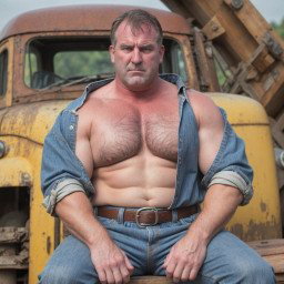 Photo by Hairy Musclebears with the username @hairymusclebears,  April 30, 2024 at 4:57 PM. The post is about the topic GayExTumblr and the text says 'Farmer Jim from GLOBALFIGHT com  --  #GayBearCommunity #BearPride #GayBearLife #BearLove #BearFamily #GayBearNation #BearCulture #BearBrotherhood #BearHugs #BearClaws'