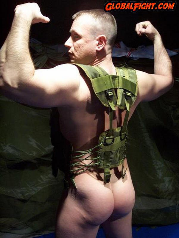 Photo by Hairy Musclebears with the username @hairymusclebears,  March 17, 2020 at 12:20 PM. The post is about the topic GayTumblr and the text says 'Naked Marine Ohio Muscledude from GLOBALFIGHT profiles FEEL FREE TO REBLOG #ohio #muscledude #muscles #muscle #muscleman #nude #naked #marine #military #bubblebutt #physique #strong'