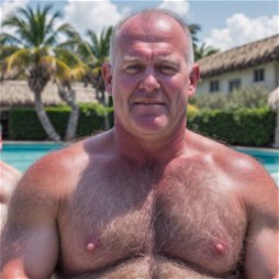 Photo by Hairy Musclebears with the username @hairymusclebears,  May 21, 2024 at 5:08 AM. The post is about the topic GayExTumblr and the text says 'Daddy Ken from GLOBALFIGHT com'