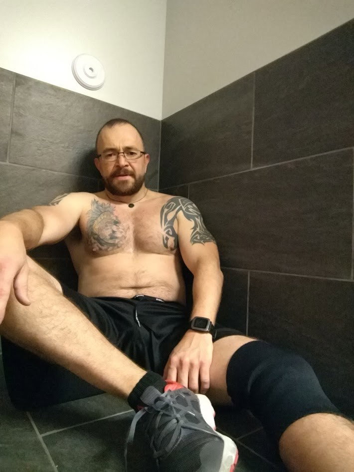 Photo by Hairy Musclebears with the username @hairymusclebears,  April 12, 2019 at 12:12 PM. The post is about the topic GayTumblr and the text says 'Showering Muscledaddy Bearded Bear from GLOBALFIGHT.com personals  #beardsaresexy #gaystagram #beardnation #chubbygay #chubbybear #bearchubby #stockybears #thebearmag #instabears #instabear #ursos #gaygram #bearwww #chunkyguys #GayBear #beargay #bearstyle..'