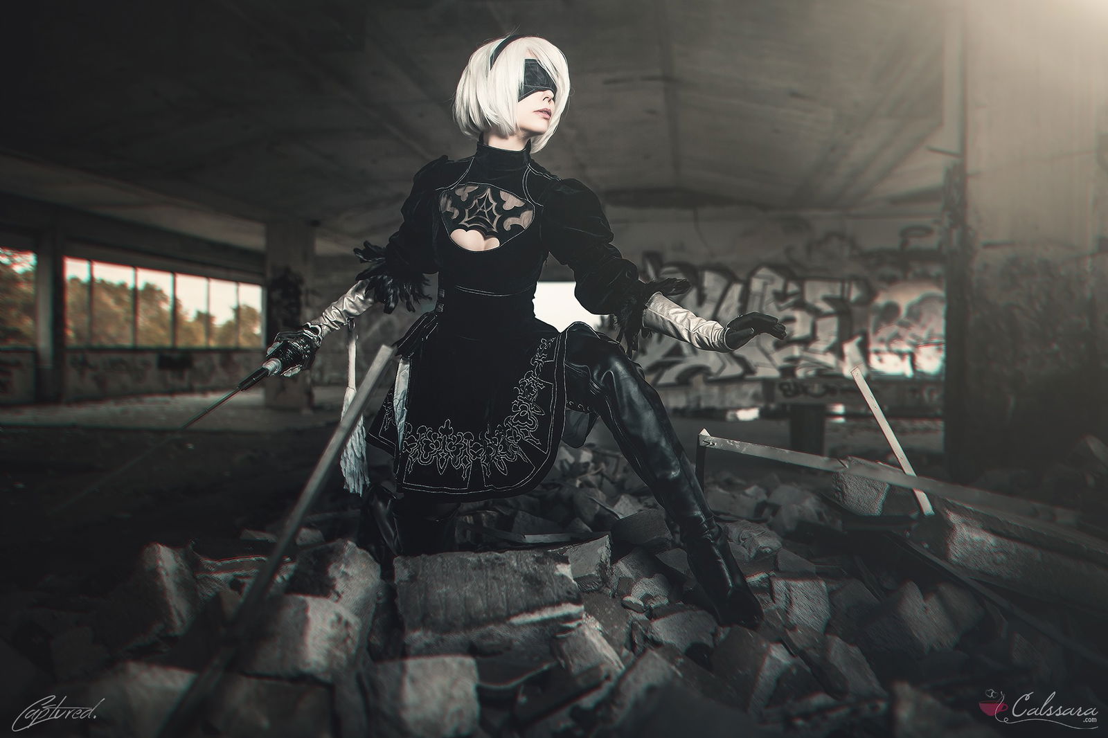 Photo by Sunsura with the username @Sunsura,  May 7, 2018 at 9:10 AM and the text says 'cosplaybeautys:

Nier Automata - 2B II
by Calssara

Instagram:

https://www.instagram.com/calssara/ #cospaly  #cosplay  #girl  #2b  #nier  #automata  #2b  #nier  #automata  #nier  #automata  #2b  #gaming  #games  #geek  #geeky'