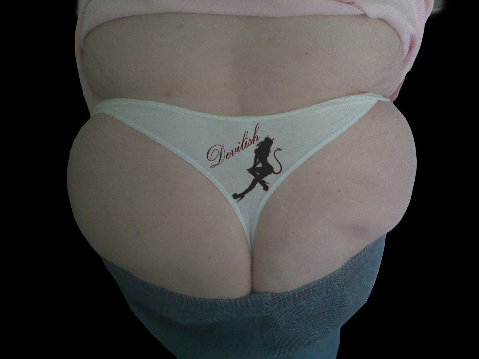 Photo by Dawn42D with the username @Dawn42D,  September 17, 2017 at 3:03 PM and the text says 'My new thong. Definitely me, don’t you think? #thong  #cougar  #milf  #bbw  #wife  #hotwife  #slutwife  #slut  #bbw  #hotwife  #bbw  #wife  #ass  #pawg  #devilish  #naughty  #dirty  #cheating  #cheating  #wife  #cheater  #shared  #shared  #wife  #WVHotBBW..'