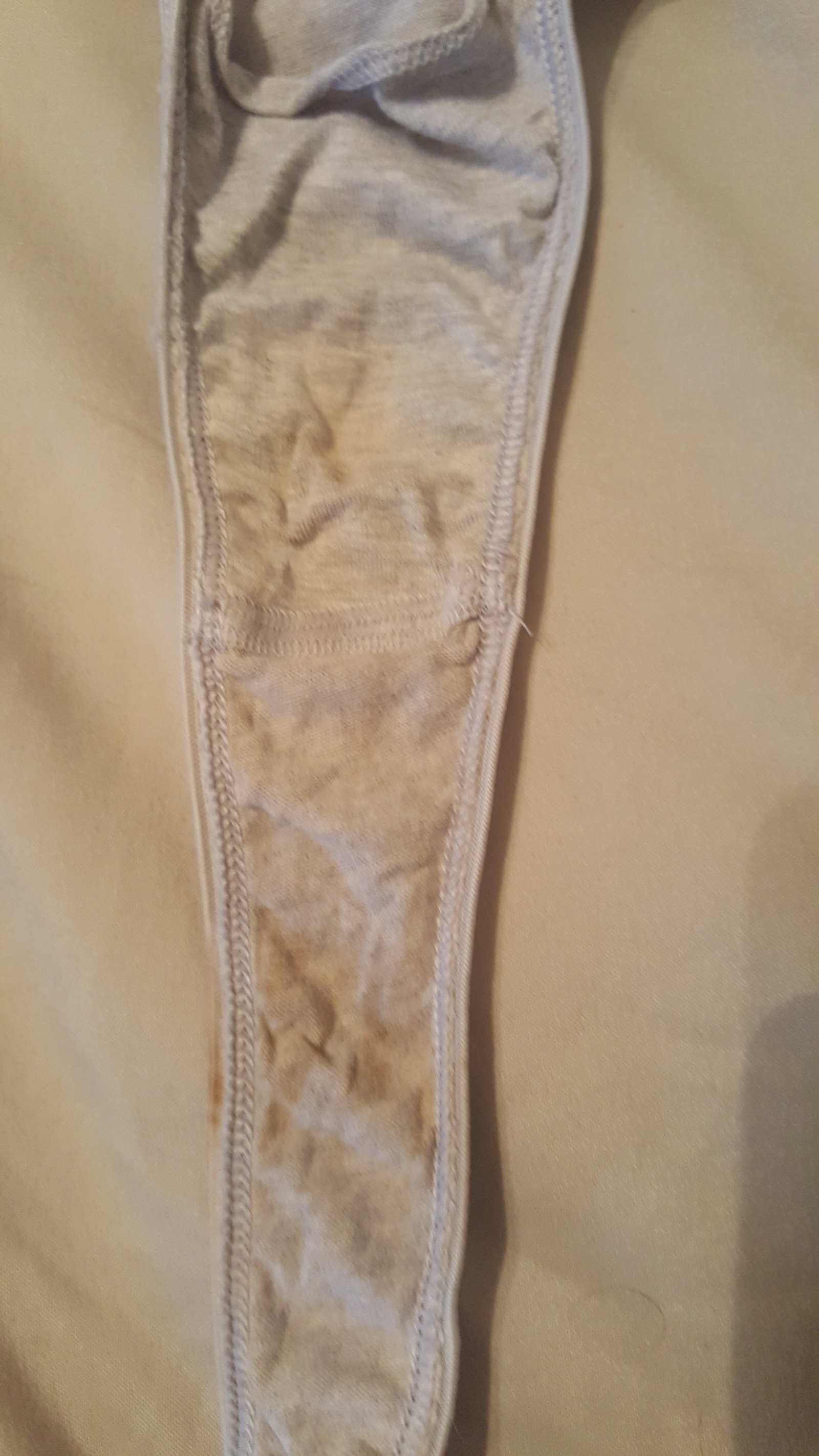 Photo by Dawn42D with the username @Dawn42D,  August 22, 2017 at 1:22 PM and the text says 'Mrs dirty thong from yesterday #thong  #worn  #pantys  #dirty  #panty  #seller  #panties  #WVHotBBW  #Dawn42D'