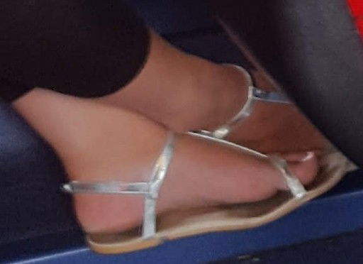 Photo by Liljj90 with the username @Liljj90, who is a verified user,  June 26, 2019 at 1:45 PM. The post is about the topic Cum & chat and the text says 'I took this candid photo on the bus #feet'