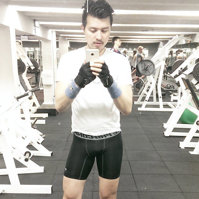 Photo by hartorsten with the username @hartorsten,  August 20, 2015 at 8:00 PM and the text says 'Finally back to the gym! #maleselfie  #gymselfie http://ift.tt/1NygicT #haraldtorsten  #Instagram'