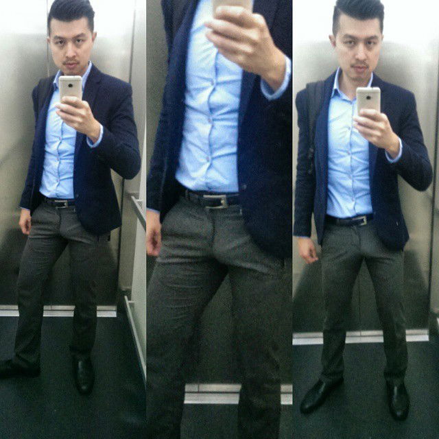 Photo by hartorsten with the username @hartorsten,  September 12, 2015 at 4:42 PM and the text says 'Lift selfie. Blue.
#gayguy #gayvpl #streetcrush #maleselfie #malemodel http://ift.tt/1VTXp6A #haraldtorsten  #Instagram'