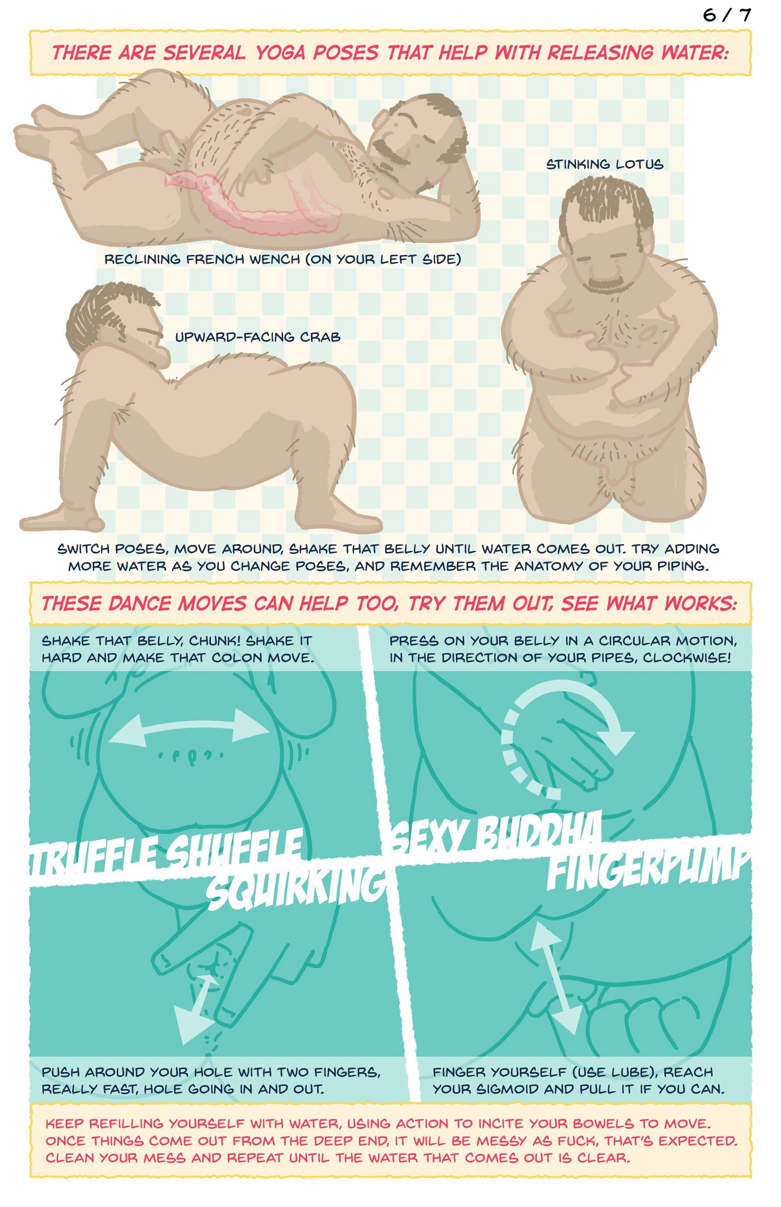 Watch the Photo by Hosiroma with the username @Hosiroma, posted on October 31, 2018 and the text says 'h0nchkr0w:


dead-stray-cat:

blindjaw:
I just finished writing and illustrating this ass-cleaning guide. Please do share it, all good bottoms need to know this information. You can also share the link outside of Tumblr, easy to remember:..'