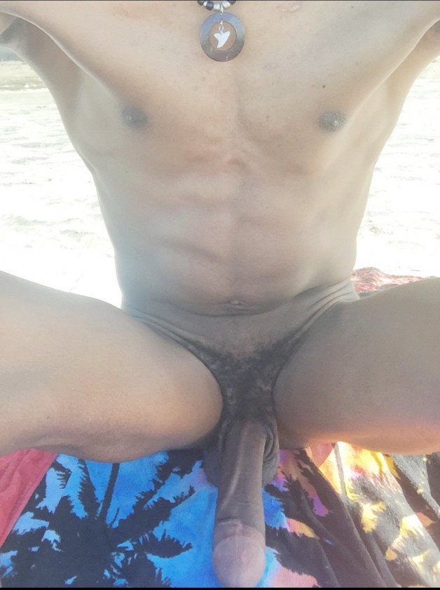 Photo by HunterTroy with the username @HunterTroy, who is a verified user,  August 28, 2024 at 7:43 PM. The post is about the topic Nudist Around The World and the text says 'Naked at the nude beach'