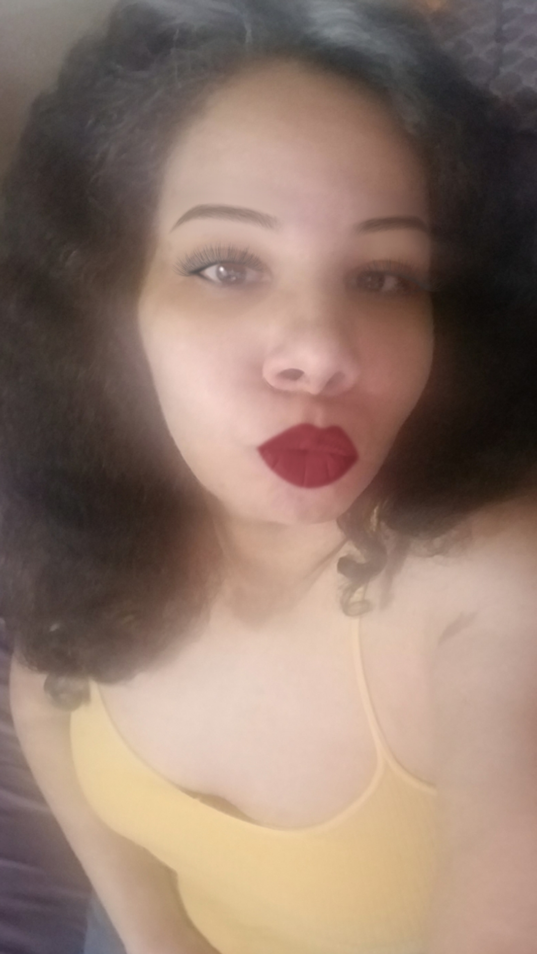 Photo by Miss Lockworth with the username @MissLockworth, who is a star user,  January 14, 2020 at 2:42 AM. The post is about the topic MILF and the text says 'Those lips though!😘
#milf #mixed #goddess #sexylips #longhair'