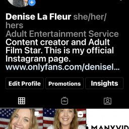 Photo by Denise La Fleur with the username @deniselafleur, who is a star user,  May 29, 2021 at 6:50 PM. The post is about the topic instagram and the text says 'I’m back on Instagram!!…I’d be tickled if you’d follow me!!…😍
#adultworkersofinstagram'