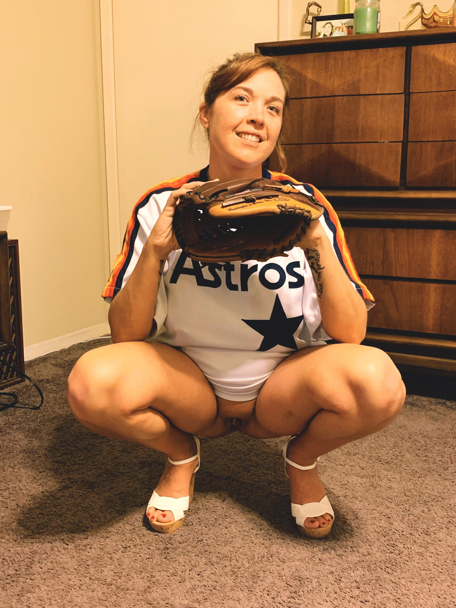 Photo by Denise La Fleur with the username @deniselafleur, who is a star user,  April 27, 2019 at 12:50 AM. The post is about the topic Amateurs and the text says 'I love this time of year!!!...Baseball Season!!!...I’m rooting for my favorite team!!!...Go ‘Stros!!!...who are you rooting for???...
#baseball #baseballseason #gostros #whosyourteam
#deniselafleur'